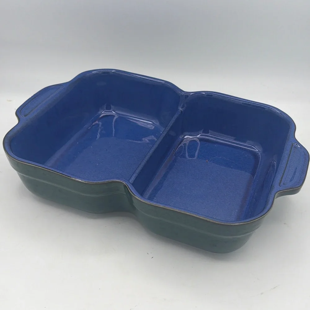 Denby Harlequin Divided Vegetable Serving Dish 12.5